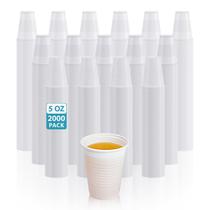 Copos de plástico Lilymicky 5oz/150ml brancos (pacote de 2000)