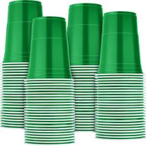 Copos de plástico Mimorou 16 onças (473 ml) para festa de casamento, pacote 200