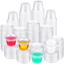 Copos de plástico para alimentos Macarrie 30mL com tampas de 1000 peças