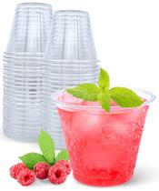 Copos de plástico para beber Aatriet 270mL Clear, pacote com 50 Copos de plástico para beber Aatriet 270mL Clear, pacote com 50