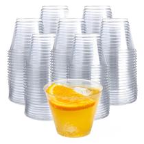 Copos de plástico Prestee, 9 onças transparentes, pacote com 200 para festas e catering Copos de plástico Prestee, 9 onças transparentes, pacote com 200 para festas e catering