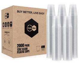 Copos de plástico Turbo Bee 2000, pacote de 350 ml para água, suco, refrigerante Copos de plástico Turbo Bee 2000, pacote de 350 ml para água, suco, refrigerante