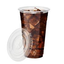 Copos de plástico YEEHAW 700mL - pacote de 100 com tampas para bebidas frias Copos de plástico YEEHAW 700mL - pacote de 100 com tampas para bebidas frias
