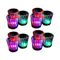 Copos De Shot LED Para Festa 6/12/24 Peças Copos Que Brilham No Escuro Copos De Shot LED Para Festa 6/12/24 Peças Copos Que Brilham No Escuro