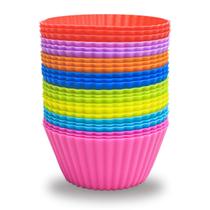 Copos de silicone para assar TTSAM, forros de muffin reutilizáveis, pacote com 24 Copos de silicone para assar TTSAM, forros de muffin reutilizáveis, pacote com 24