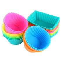 Copos de silicone para bolinhos IPOW, pacote com 24 unidades, sem BPA de qualidade alimentar Copos de silicone para bolinhos IPOW, pacote com 24 unidades, sem BPA de qualidade alimentar