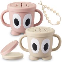 Copos de silicone para lanches Jkevow Spill Proof 200 ml sem BPA