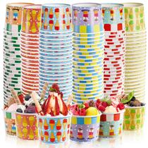 Copos de sorvete Cididu 350ml, papel descartável, pacote 210