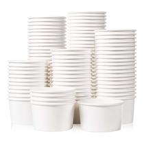 Copos de sorvete MATICAN Paper 160 mL, 100 unidades, brancos Copos de sorvete MATICAN Paper 160 mL, 100 unidades, brancos