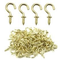 Copos de teto e ganchos Biaungdo, 100 unidades, 1/2 ouro autorroscante Copos de teto e ganchos Biaungdo, 100 unidades, 1/2 ouro autorroscante