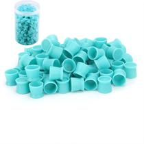 Copos de tinta descartáveis de silicone para tatuagem, pacote com 300 TNBUENO