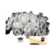 Copos De Tinta Para Tatuagem Descartáveis De Plástico S/M/L/XL 100pcs Recipiente Transparente