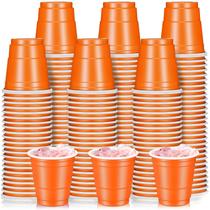 Copos de tiro Layhit, pacote com 200 ml, plástico descartável, laranja