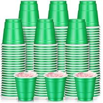 Copos de tiro Layhit, pacote com 200 ml, plástico descartável, verde