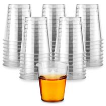 Copos de tiro Stock Your Home 1000 de plástico transparente de 45 ml Copos de tiro Stock Your Home 1000 de plástico transparente de 45 ml
