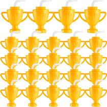 Copos de troféu Amyhill Race Car 12 unidades de 350 ml com canudos e tampas