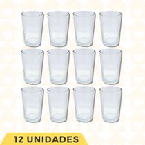 Copos de Vidro Arizona para Sucos e Drinks 200 ML - 12 Un