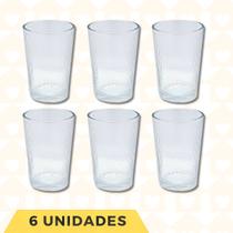 Copos de Vidro Arizona para Sucos e Drinks 200 ML - 6 Un