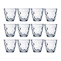 Copos de Vidro Bangkok Transparente Redondo 250ML Água 12 un