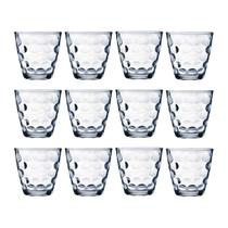 Copos de Vidro Bangkok Transparente Redondo 250ML Água 12 un