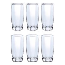 Copos de Vidro Jogo com 6 Florence 370ml Transparente Luxo Copos de Vidro Jogo com 6 Florence 370ml Transparente Luxo