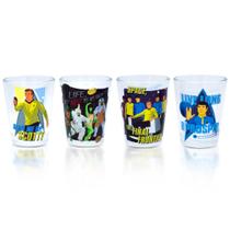 Copos de vidro Mini Whiskey Shot Star Trek Original Series x4