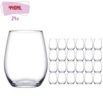 Copos De Vidro Transparente Redondo Pasabahçe 440ml 24 Unida Copos De Vidro Transparente Redondo Pasabahçe 440ml 24 Unida