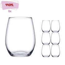Copos De Vidro Transparente Redondo Pasabahçe 440ml 6 Unida Copos De Vidro Transparente Redondo Pasabahçe 440ml 6 Unida