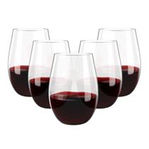Copos de vinho de plástico FOCUSLINE 16 onças (473 ml), pacote com 20 Copos de vinho de plástico FOCUSLINE 16 onças (473 ml), pacote com 20