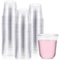 Copos de vinho de plástico sem haste Ziliny 100 unidades 300 mL Clear x100