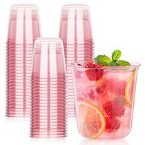 Copos de vinho descartáveis sem haste KesaPlan 50 unidades 350 ml rosa Copos de vinho descartáveis sem haste KesaPlan 50 unidades 350 ml rosa