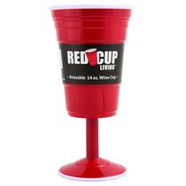 Copos de vinho Red Cup Living Reutilizáveis 414 ml (conjunto de 2) Copos de vinho Red Cup Living Reutilizáveis 414 ml (conjunto de 2)