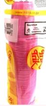 Copos descartáveis 180ml cor rosa