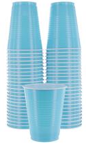 Copos descartáveis Amcrate Blue 532ml de plástico, pacote com 50