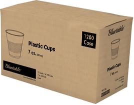 Copos Descartáveis Bluetable 207ml Transparente Livre de BPA Pacote com 1200 Unidades Copos Descartáveis Bluetable 207ml Transparente Livre de BPA Pacote com 1200 Unidades