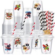 Copos descartáveis Boao Halloween Pirate Party 400 ml (36 conjuntos)