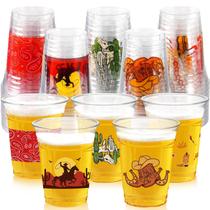 Copos descartáveis com tema de cowboy 350 ml - 50 unidades