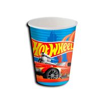 Copos Descartáveis de Papel para Aniversário Comemoração - Hot Wheels - 8 Unidades - Festcolor Copos Descartáveis de Papel para Aniversário Comemoração - Hot Wheels - 8 Unidades - Festcolor