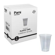 Copos Descartáveis de Plástico PAMI (200ml) - Caixa com 1200 Unidades - Sem BPA