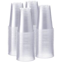 Copos descartáveis de plástico transparente GUSTO 16 onças (473 mL) 240 unidades Copos descartáveis de plástico transparente GUSTO 16 onças (473 mL) 240 unidades