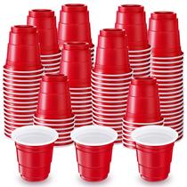 Copos descartáveis de plástico Yetene 2oz Red (pacote com 500)