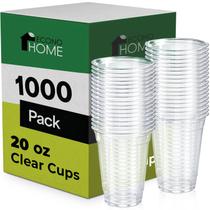 Copos Descartáveis EconoHome PET Transparente 590 ml 1000 unidades Copos Descartáveis EconoHome PET Transparente 590 ml 1000 unidades