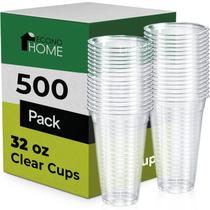 Copos Descartáveis EconoHome PET Transparente 946 ml Pacote com 500 Copos Descartáveis EconoHome PET Transparente 946 ml Pacote com 500