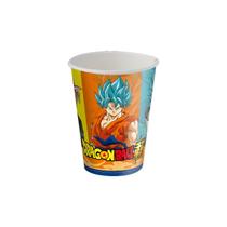 Copos Descartáveis Festa Dragon Ball Super 200 Ml Com 8 Un