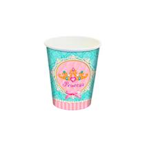 Copos Descartáveis Festa Princesa 180 ml Junco 8Un