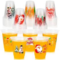 Copos descartáveis GuassLee Christmas 350ml - pacote com 50 Copos descartáveis GuassLee Christmas 350ml - pacote com 50