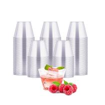 Copos descartáveis JOLLY CHEF 150mL, pacote com 100 unidades de plástico transparente