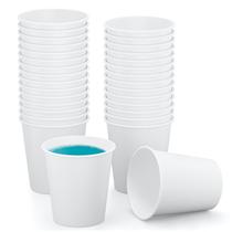 Copos descartáveis para enxaguatório bucal VITVITI, pacote com 30, 110 ml, papel branco