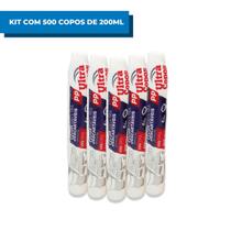 Copos Descartáveis PP Branco 200ml C/500 Unidades Ultra Pacote Plástico Bebida Tira De Festa Água Refrigerante Copos Descartáveis PP Branco 200ml C/500 Unidades Ultra Pacote Plástico Bebida Tira De Festa Água Refrigerante
