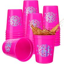 Copos Disco Party Favor Uiifan 30 unidades de plástico reutilizável de 500 ml Copos Disco Party Favor Uiifan 30 unidades de plástico reutilizável de 500 ml